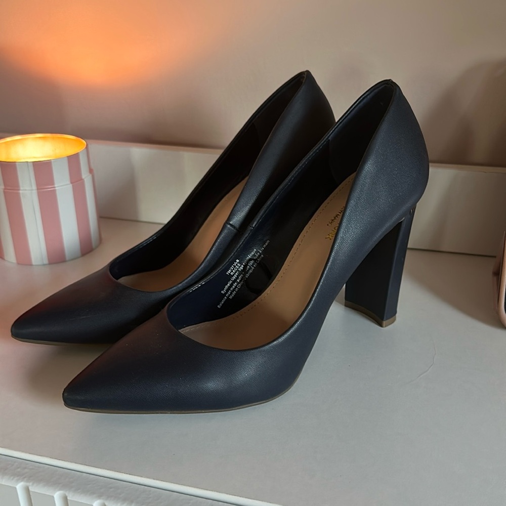 Blue heels